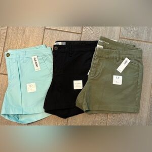 Old Navy Shorts NWT Lot of 3 Size 6 (3.5” inseam)